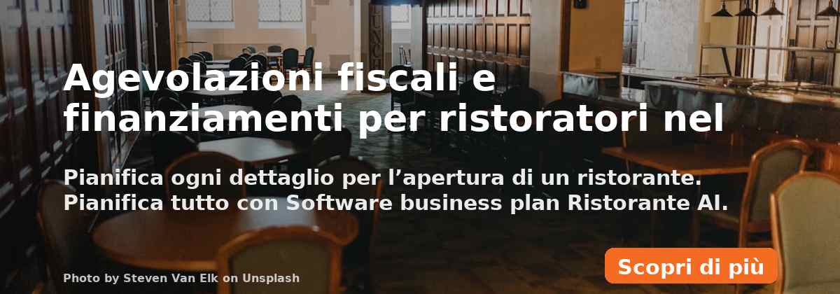 Agevolazioni fiscali e finanziamenti per ristoratori nel 2025