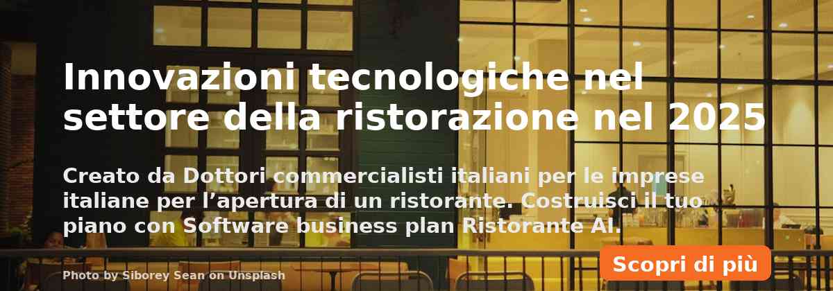 Innovazioni tecnologiche nel settore della ristorazione nel 2025