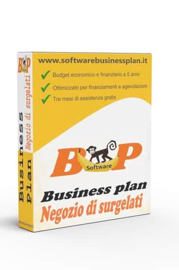 software business plan negozio di surgelati
