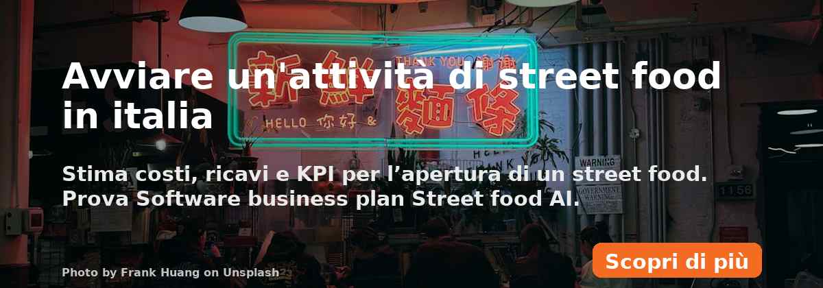 Avviare un'attività di street food in italia