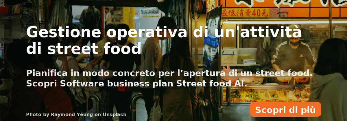 Gestione operativa di un'attività di street food
