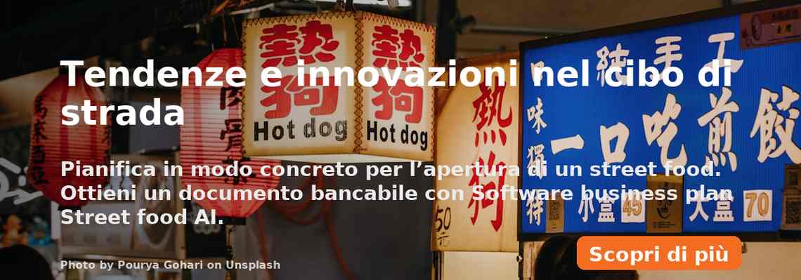 Tendenze e innovazioni nel cibo di strada