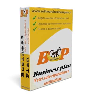 Software business plan Vetri auto riparazione e sostituzione AI