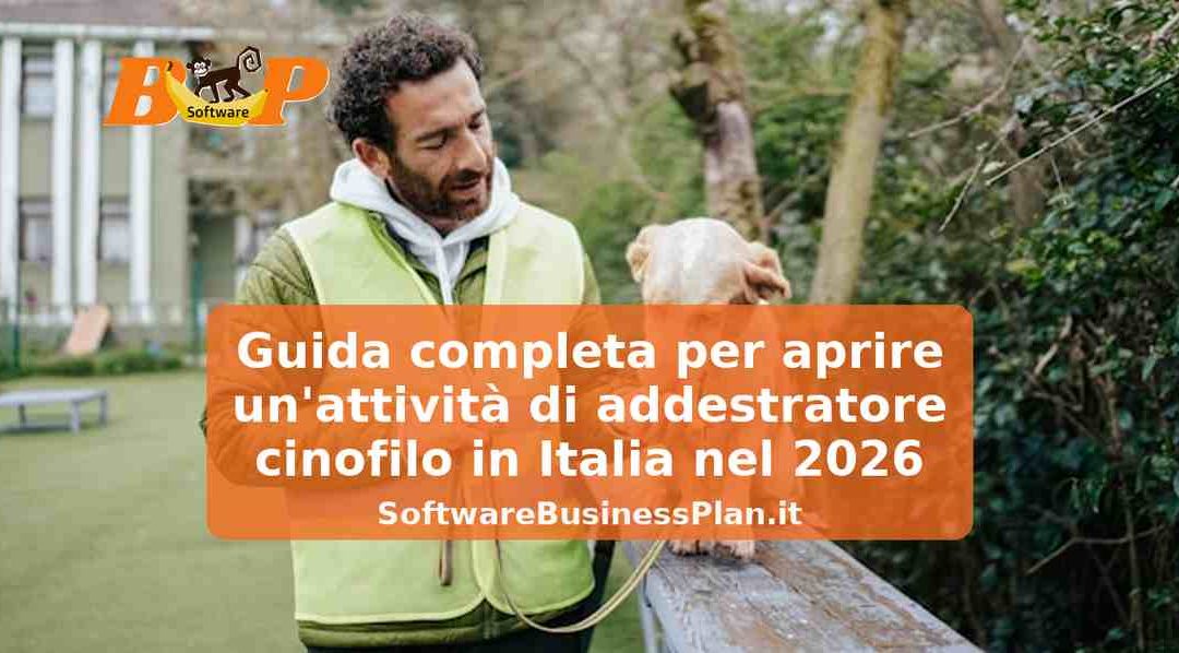 Guida completa per aprire un’attività di addestratore cinofilo in Italia nel 2026