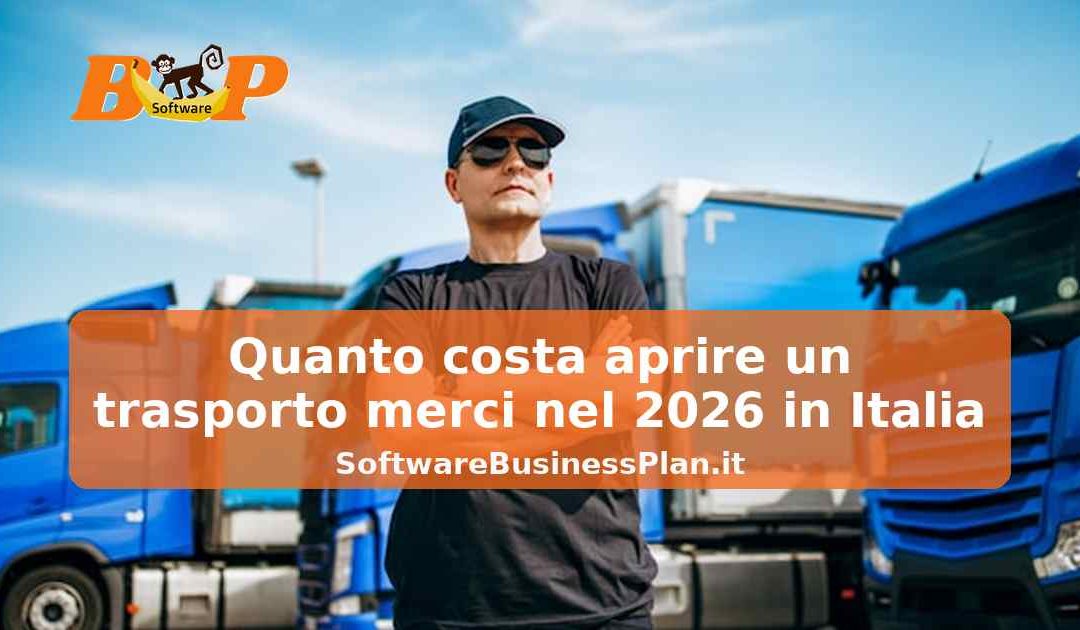 Quanto costa aprire un trasporto merci nel 2026 in Italia