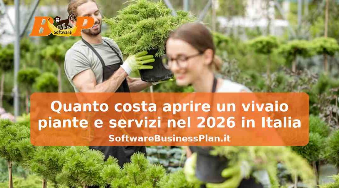 Quanto costa aprire un vivaio piante e servizi nel 2026 in Italia