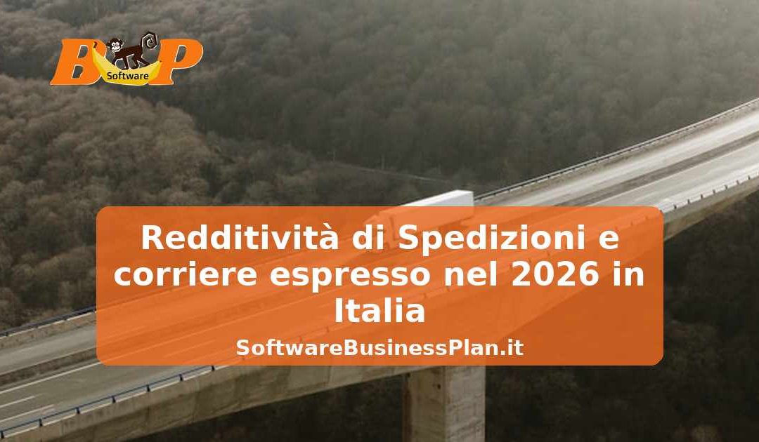 Redditività di Spedizioni e corriere espresso nel 2026 in Italia