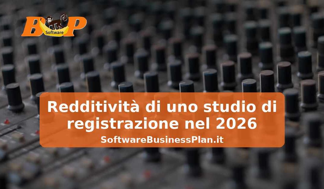 Redditività di uno studio di registrazione nel 2026