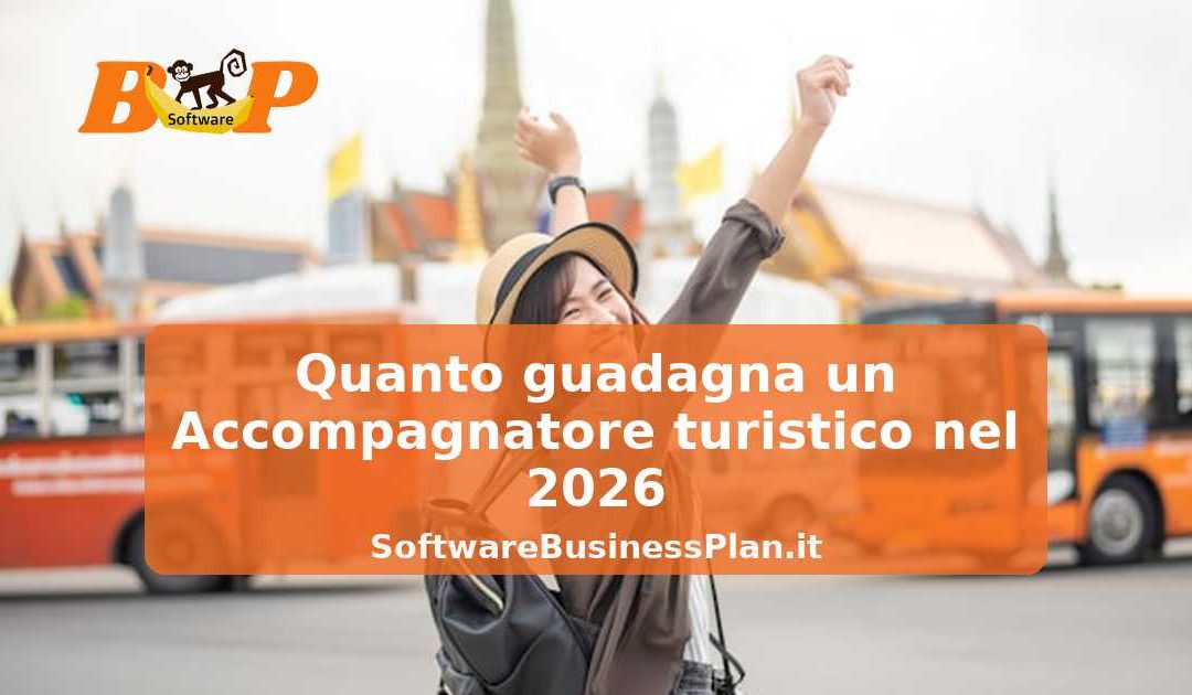 Quanto guadagna un Accompagnatore turistico nel 2026